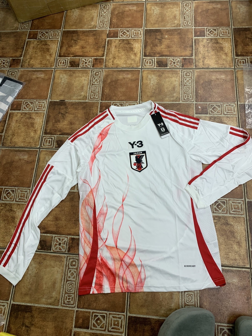 Adidas Japan Y3 2024/25 Long Sleeve Jersey Size M